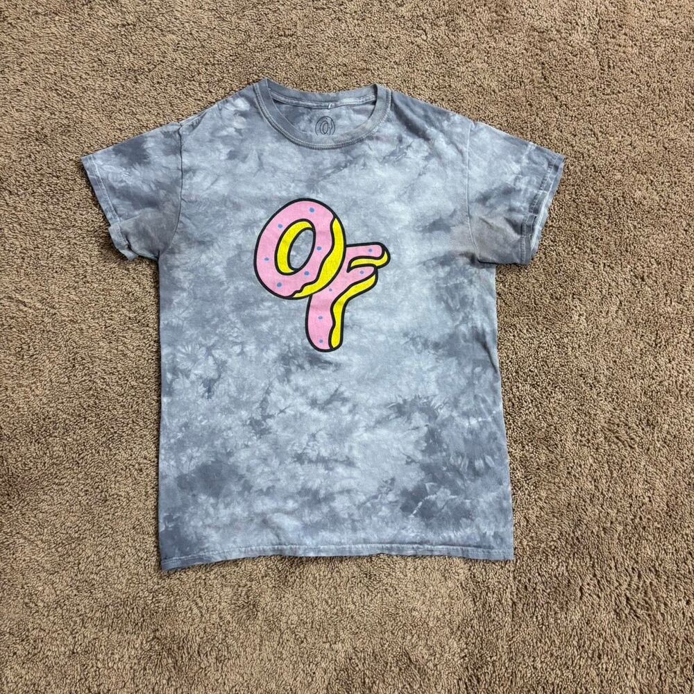 Odd-future Men's Grey and Blue T-shirt